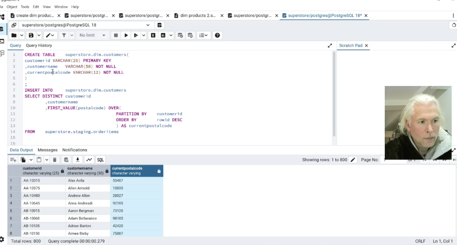 Customer Dimension Table