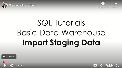 Import Staging Data